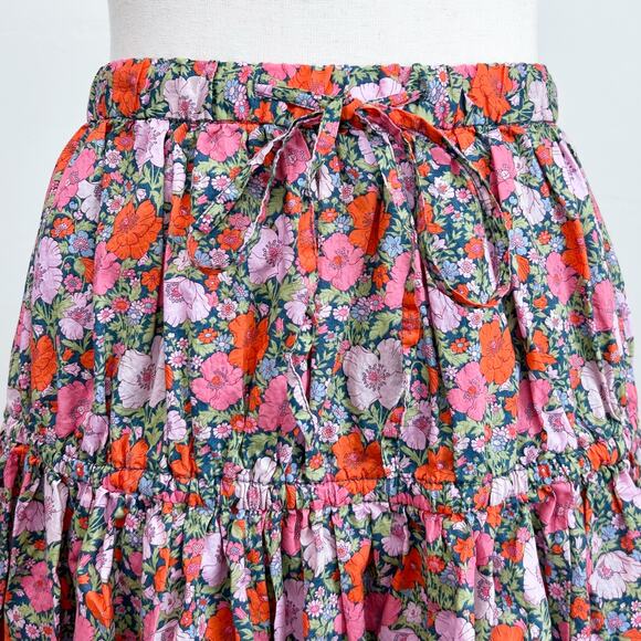J. Crew Liberty London Meadow Song Floral Cotton Mini Skirt - Picture 2 of 7